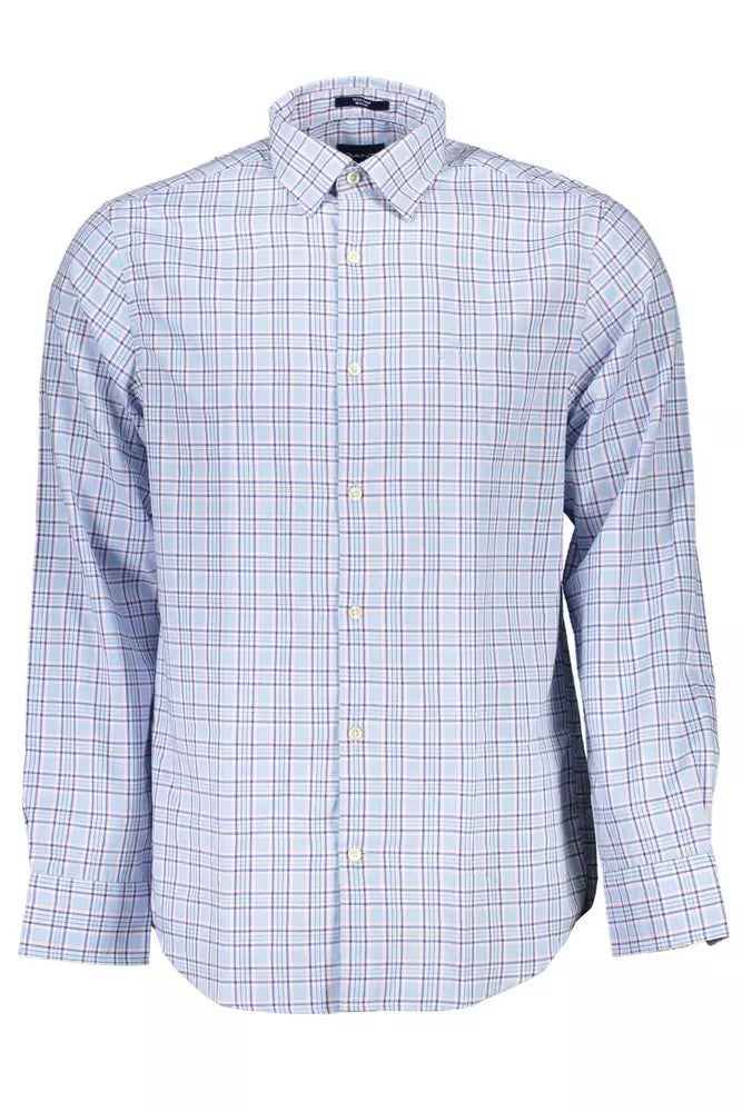 Gant Chemise élégante à manches longues bleu clair