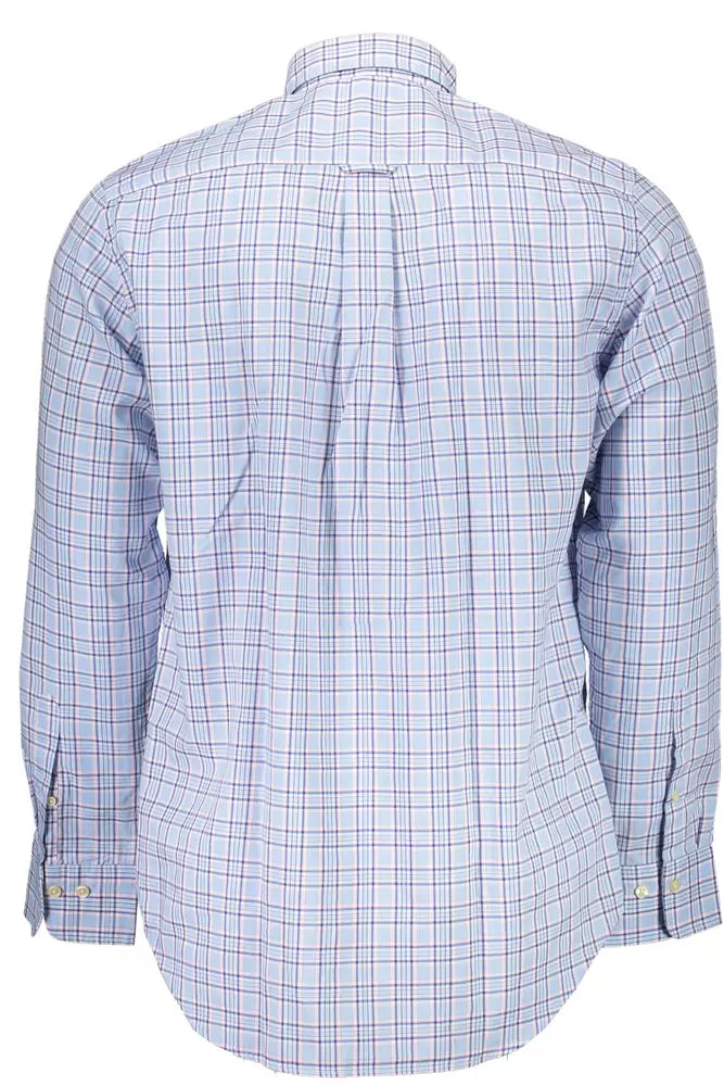 Gant Chemise élégante à manches longues bleu clair