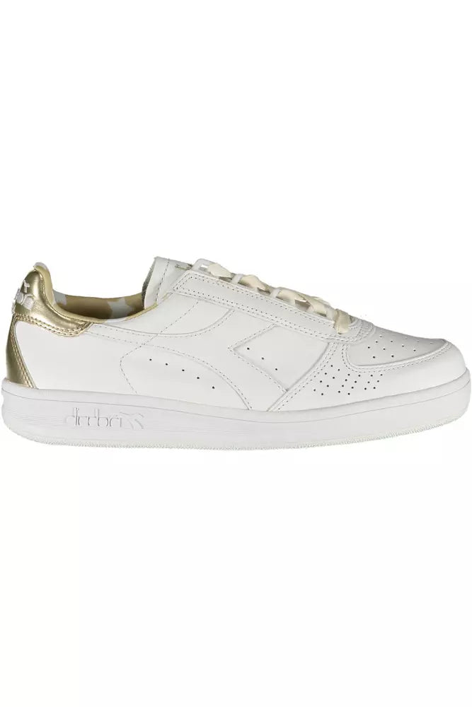 Diadora White Leather Women Sneaker