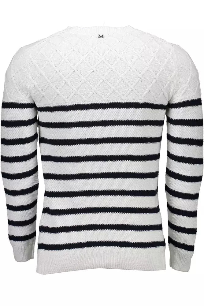 Marciano by Guess Pull Homme Col Rond Blanc Élégant