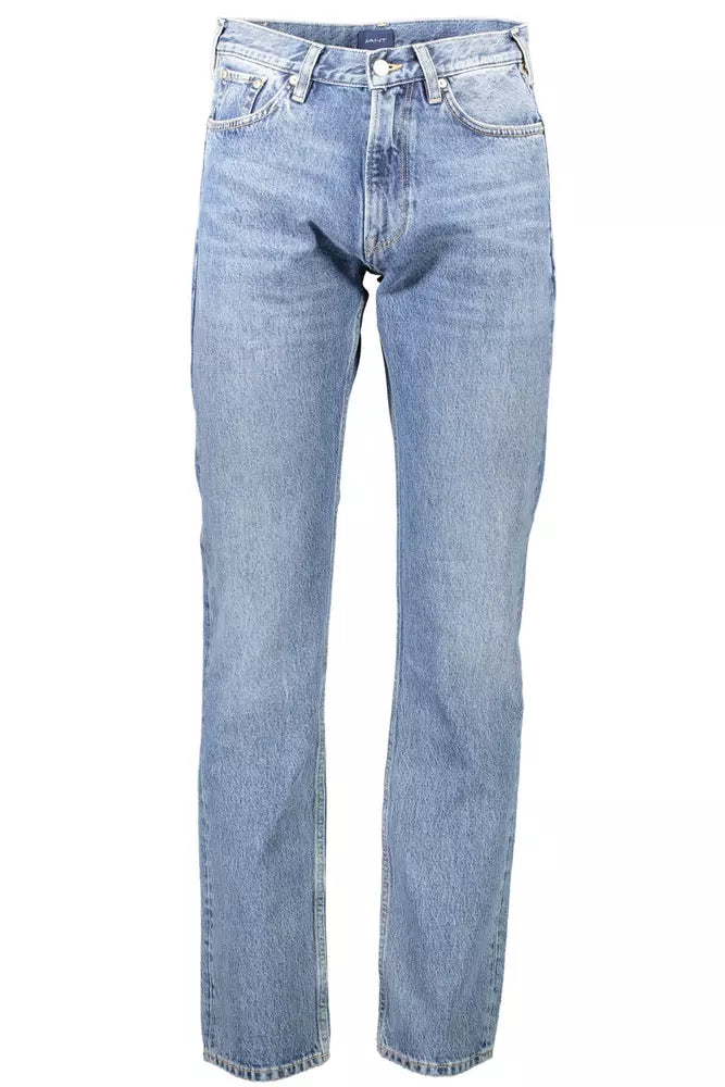 Gant Jean classique 5 poches en coton bleu clair