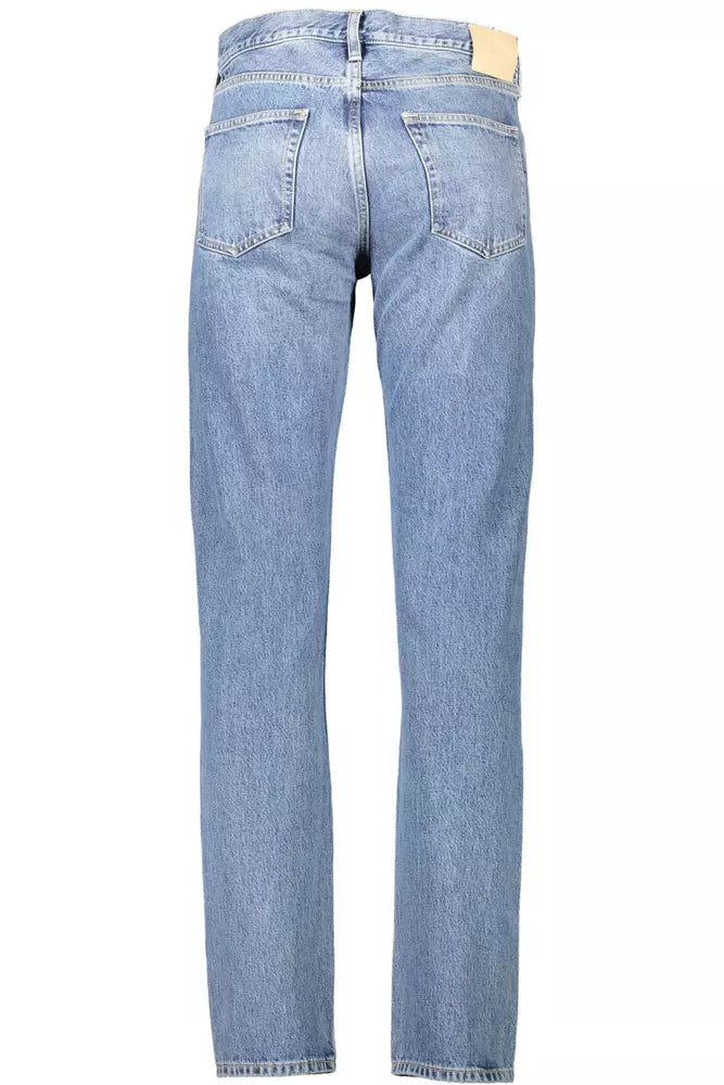 Gant Jean classique 5 poches en coton bleu clair