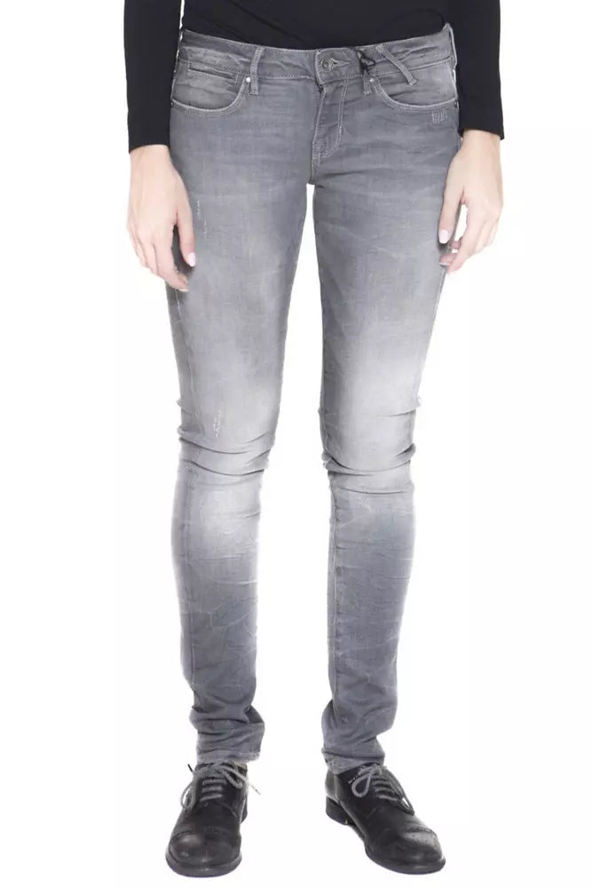 Guess Jeans Jean chic à jambe étroite gris délavé