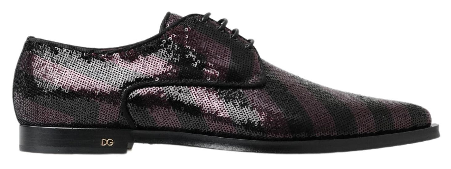 Dolce &amp; Gabbana Chaussures Derby élégantes ornées de sequins