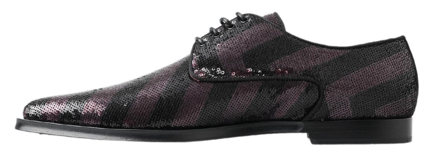 Dolce &amp; Gabbana Chaussures Derby élégantes ornées de sequins