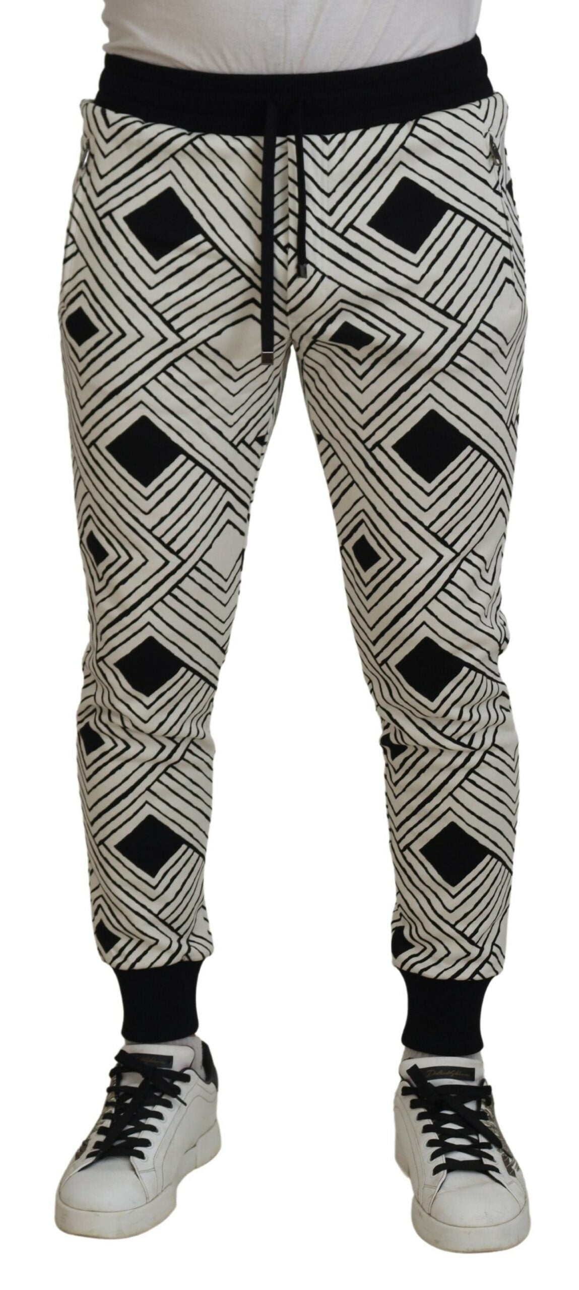 Dolce &amp; Gabbana Pantalon de survêtement sport monochrome élégant