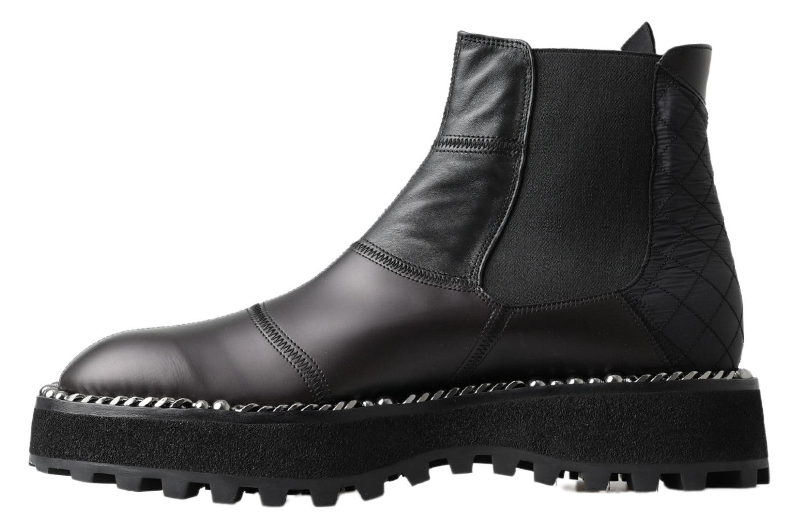 Dolce &amp; Gabbana Bottes à enfiler extensibles à la cheville noires élégantes