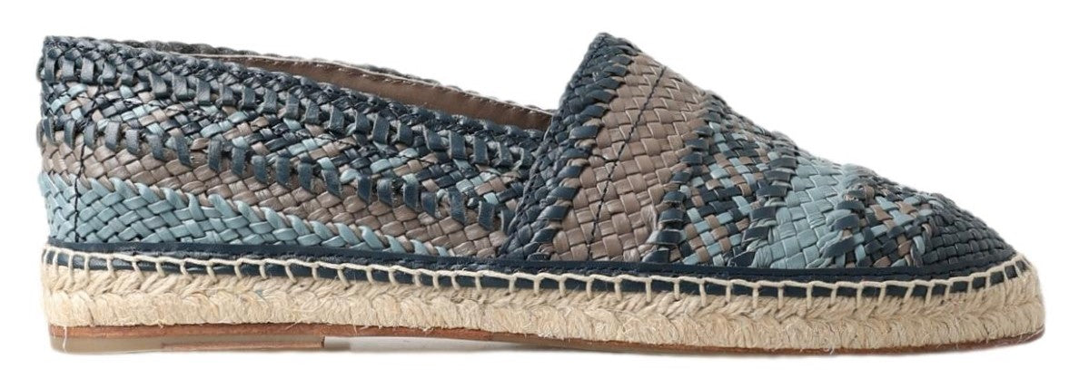 Dolce &amp; Gabbana Somptueuses Espadrilles En Cuir Tressé