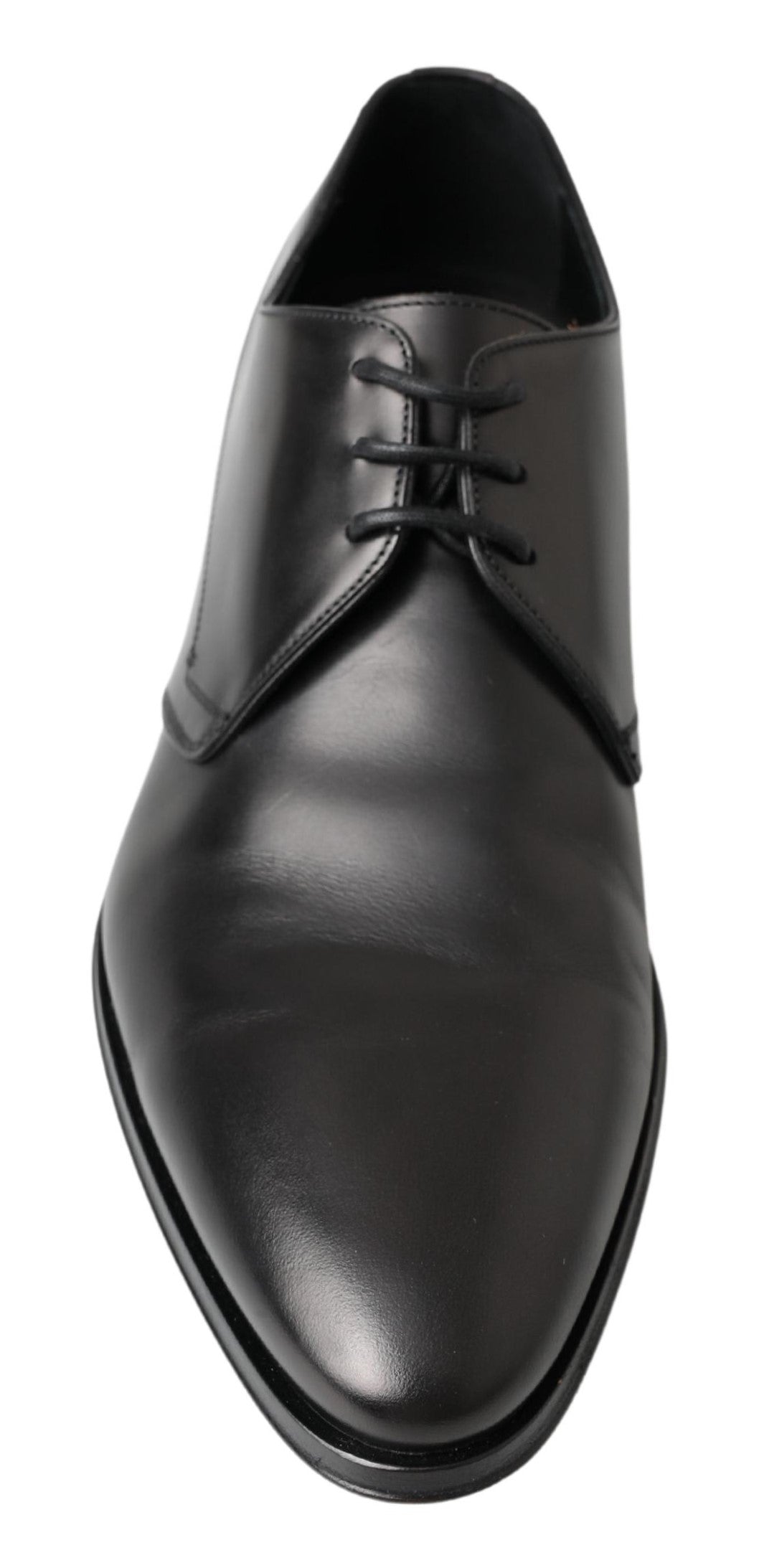 Dolce &amp; Gabbana Chaussures Derby classiques en cuir noir