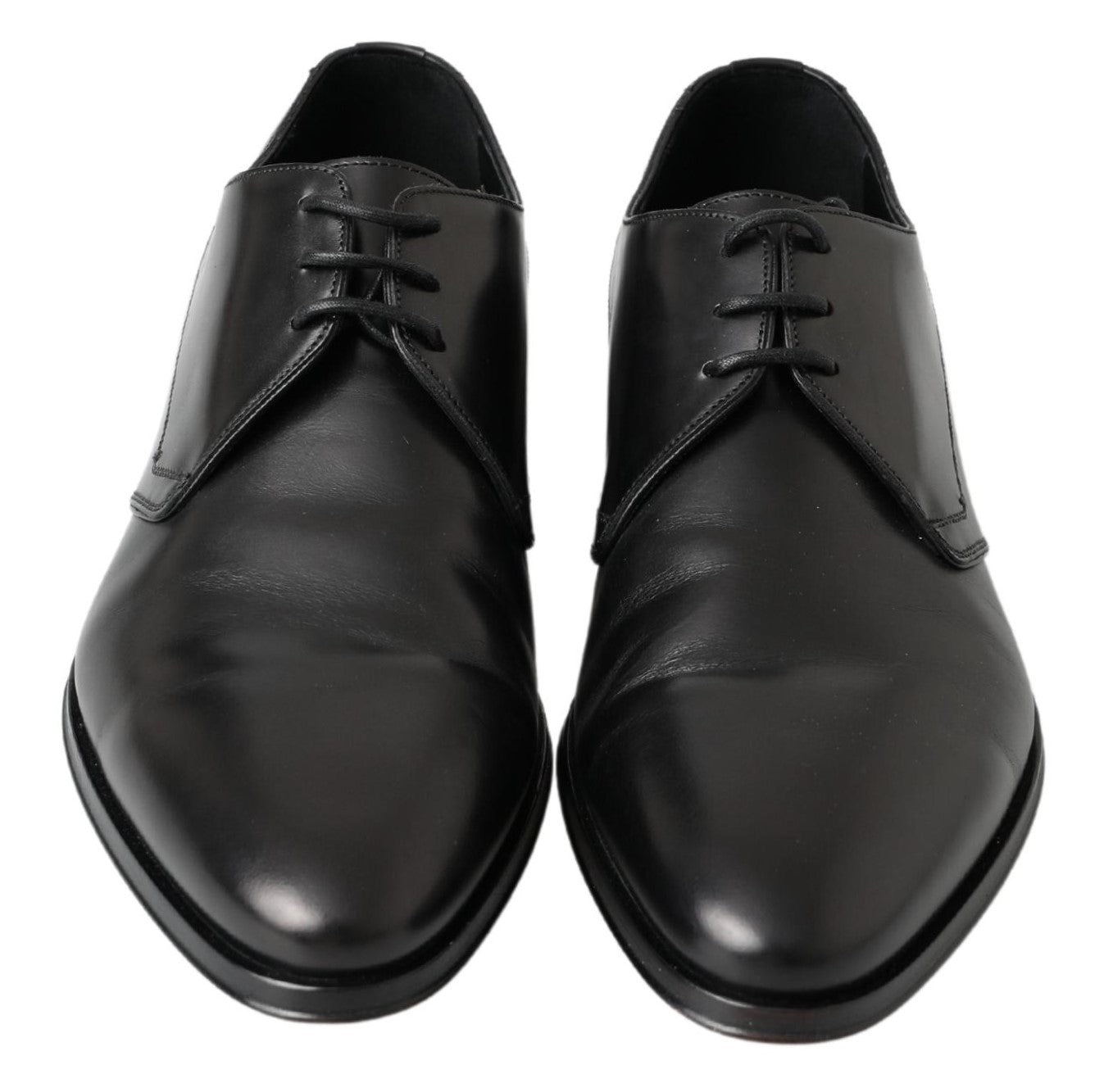 Dolce &amp; Gabbana Chaussures Derby classiques en cuir noir