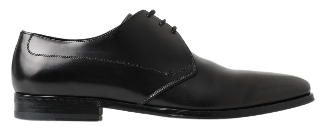 Dolce &amp; Gabbana Chaussures Derby classiques en cuir noir