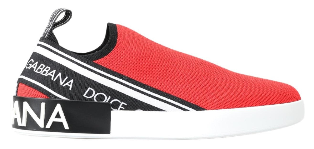 Dolce &amp; Gabbana Mocassins élégants tricolores pour hommes