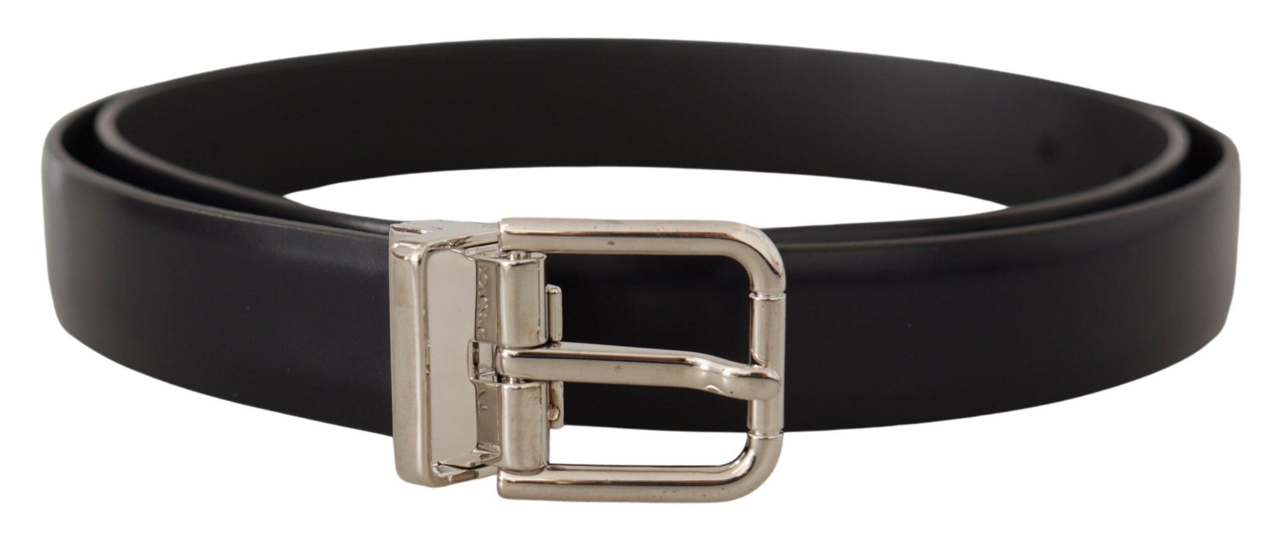 Dolce &amp; Gabbana Ceinture en cuir élégante avec boucle en métal