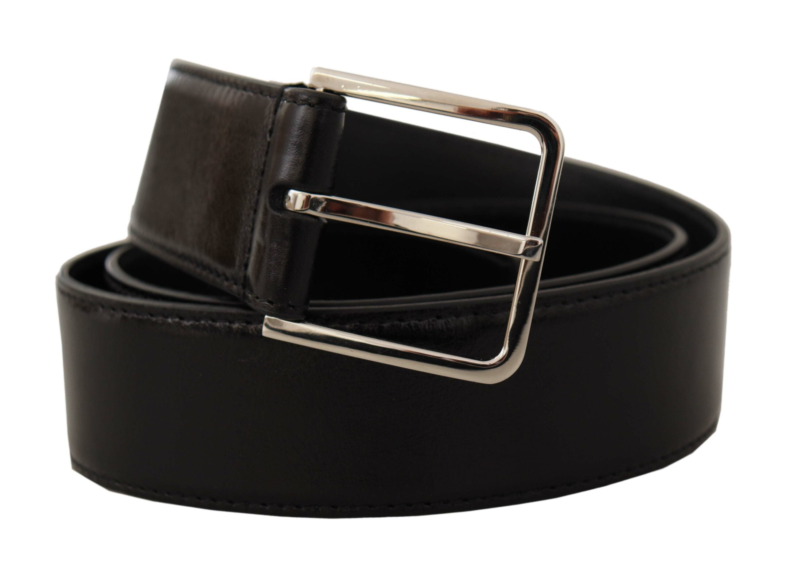 Dolce &amp; Gabbana Ceinture en cuir élégante avec boucle en métal