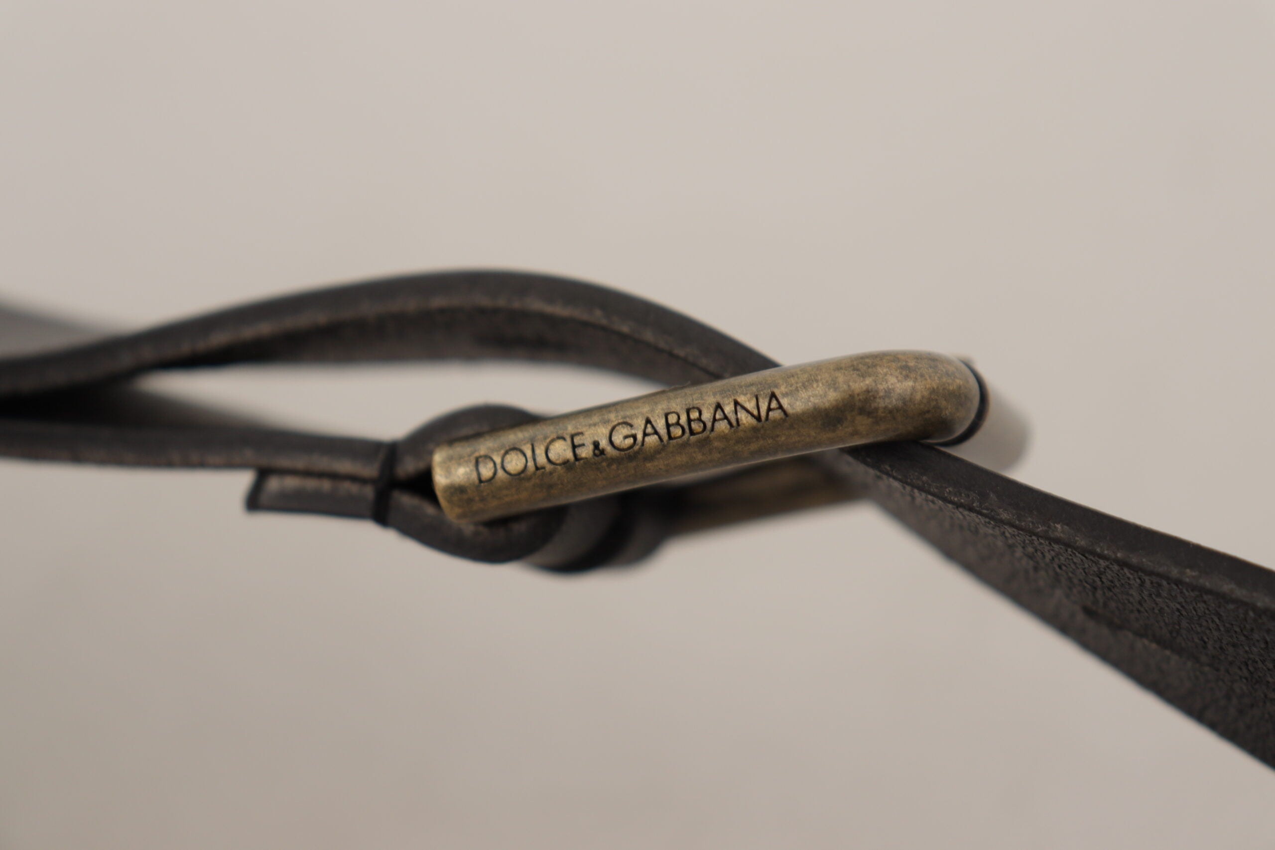 Dolce & Gabbana Elegant Italian Leather Belt