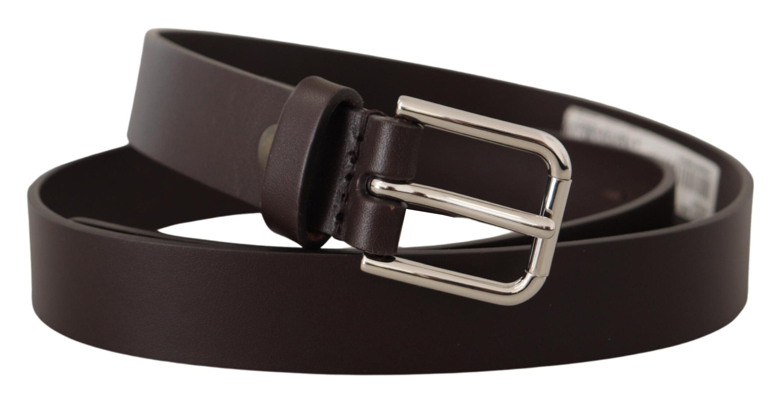 Dolce &amp; Gabbana Ceinture en cuir élégante avec boucle logo