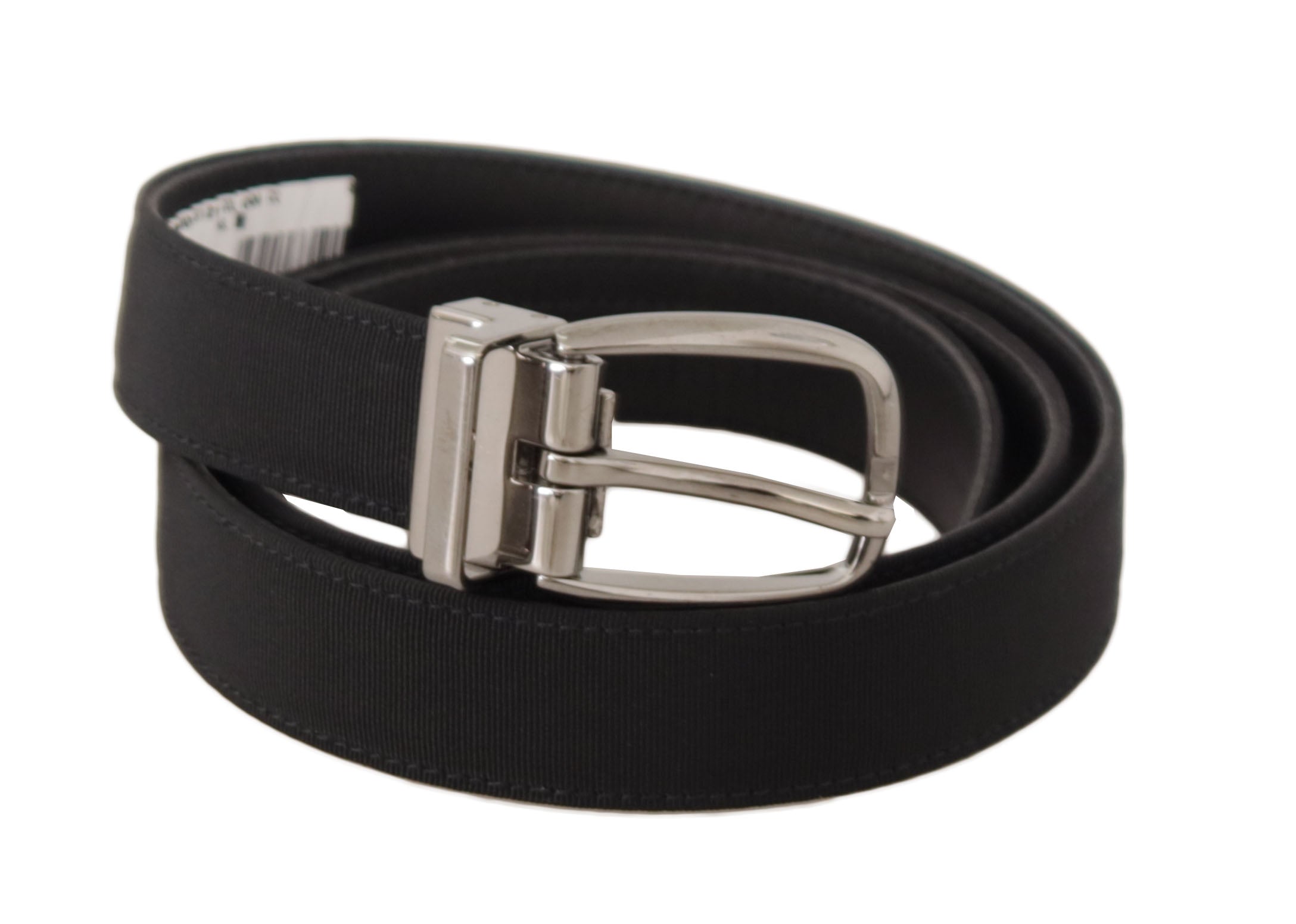 Dolce &amp; Gabbana Ceinture de créateur en cuir noir élégante