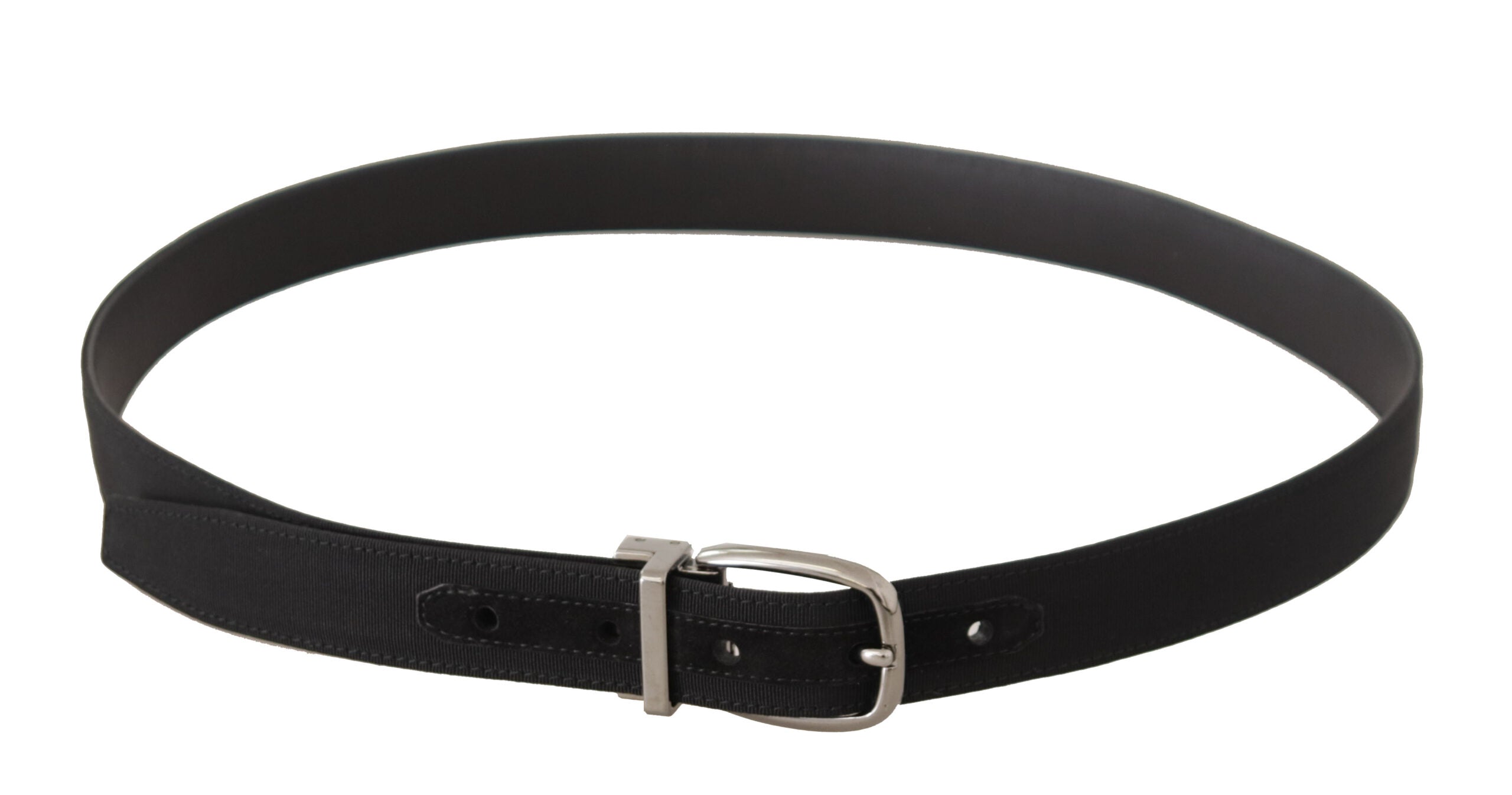 Dolce &amp; Gabbana Ceinture de créateur en cuir noir élégante