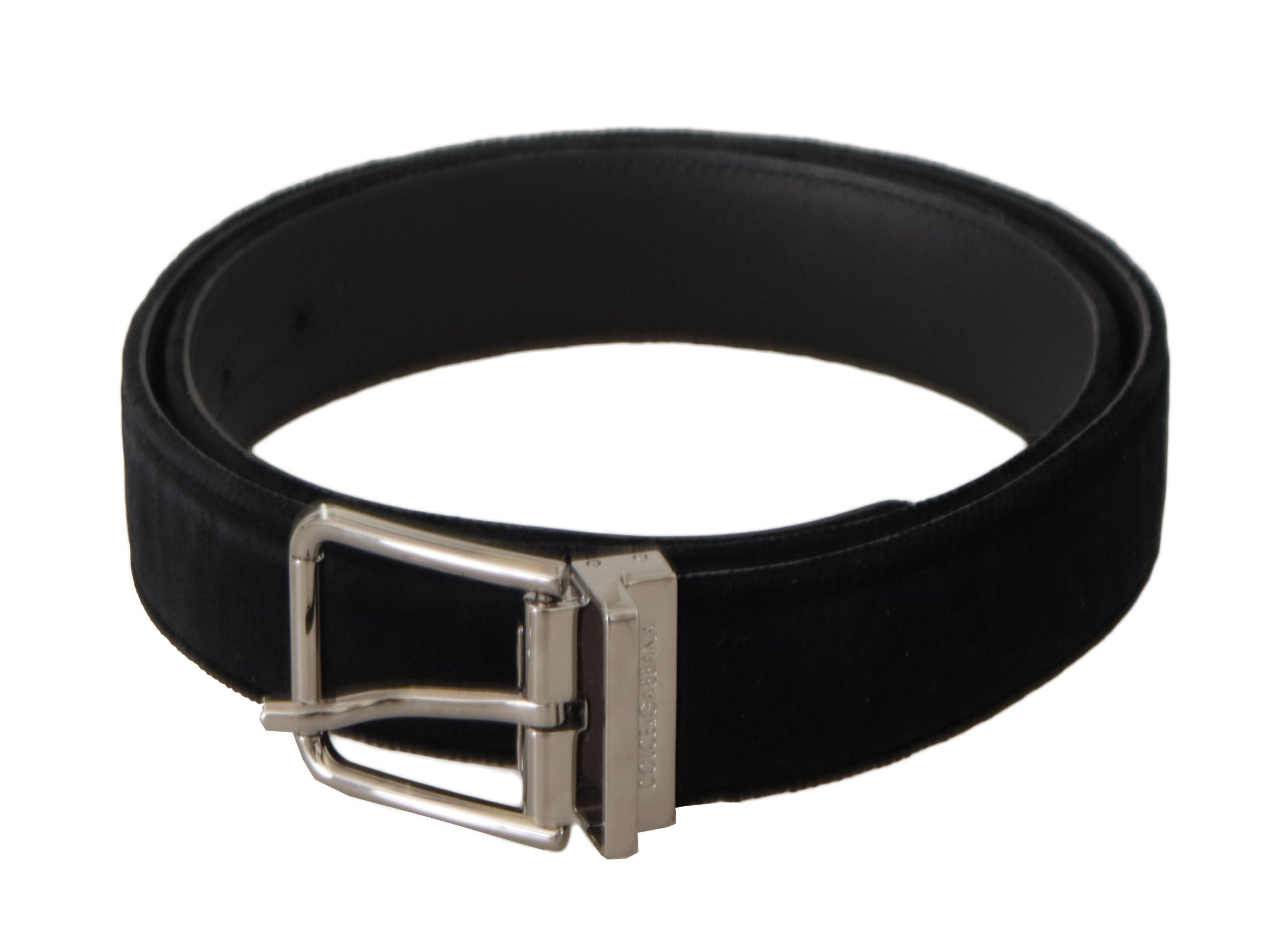 Dolce &amp; Gabbana Ceinture en cuir velours sophistiquée