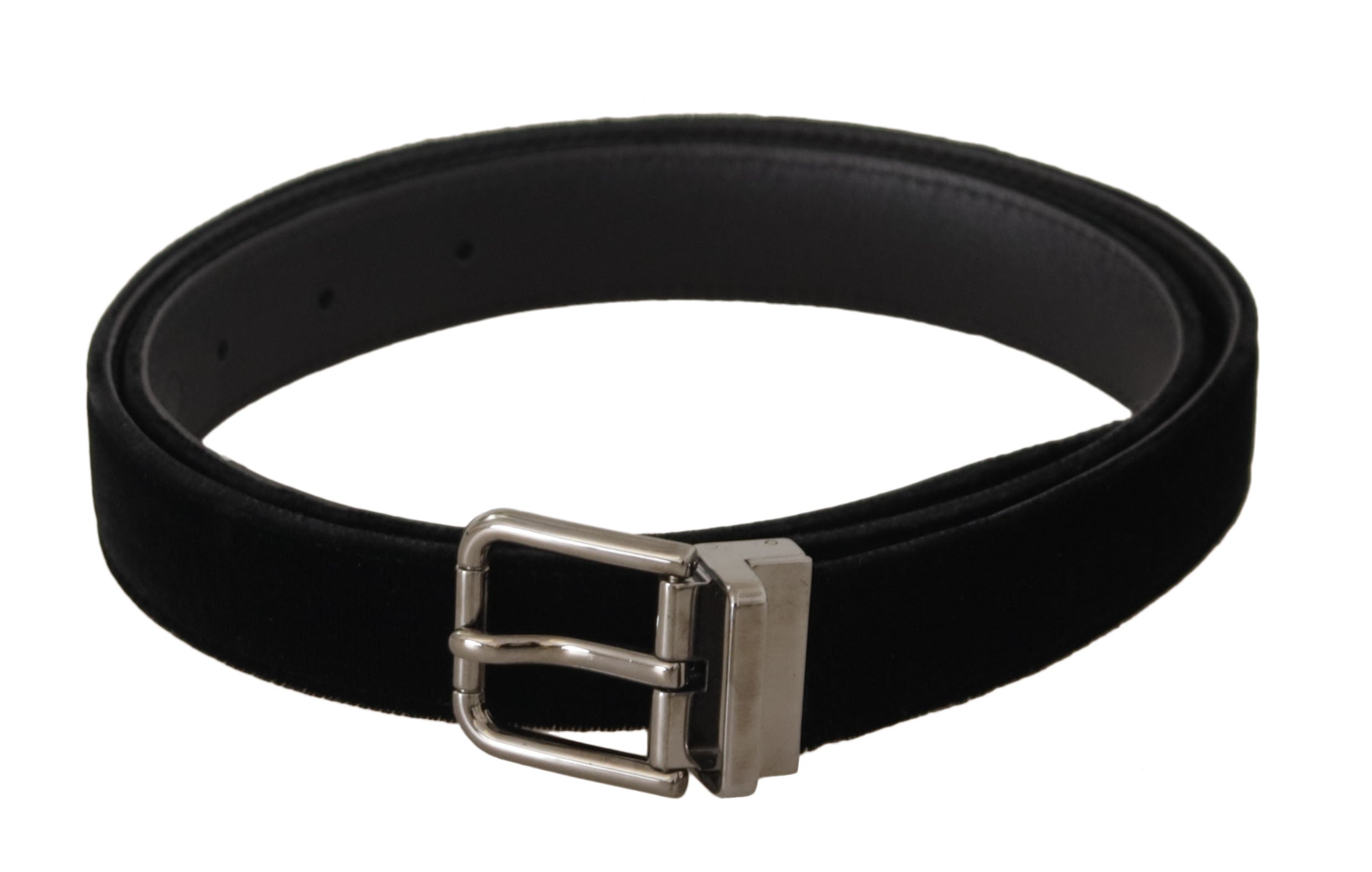 Dolce &amp; Gabbana Ceinture de créateur en velours élégante