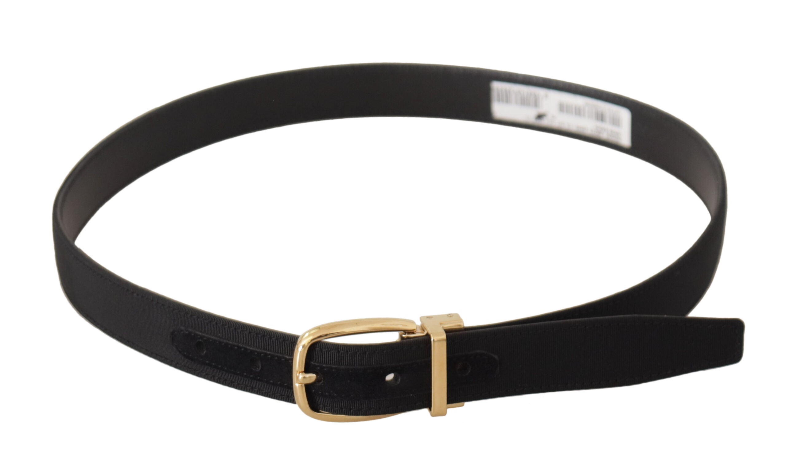 Dolce &amp; Gabbana Ceinture élégante en cuir noir