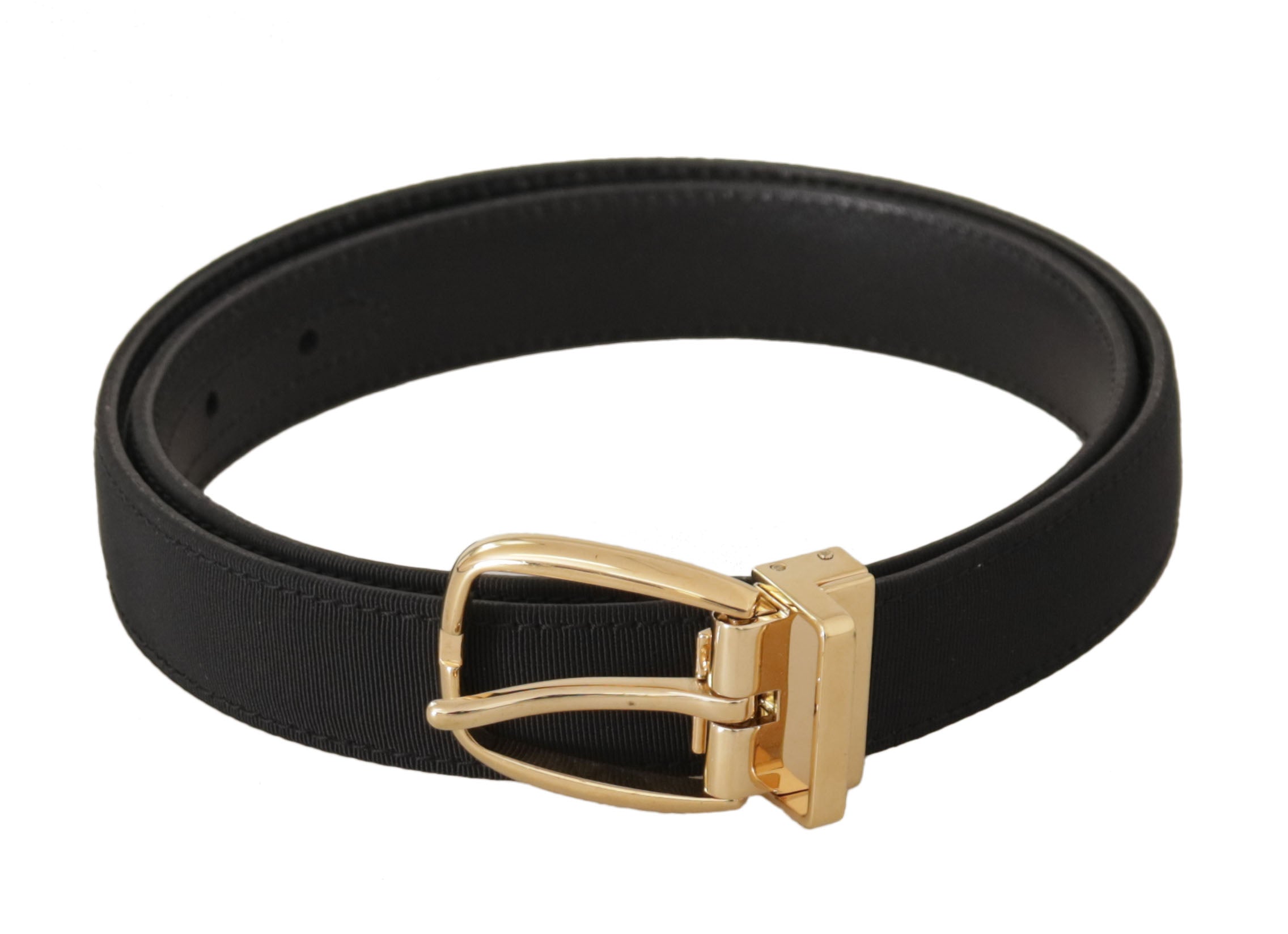 Dolce &amp; Gabbana Ceinture élégante en cuir noir