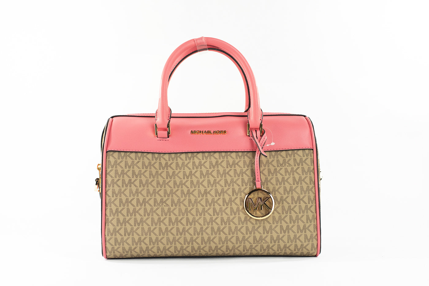 Michael Kors Travel Medium Tea Rose Signature PVC Duffle Sac à bandoulière Sac à main