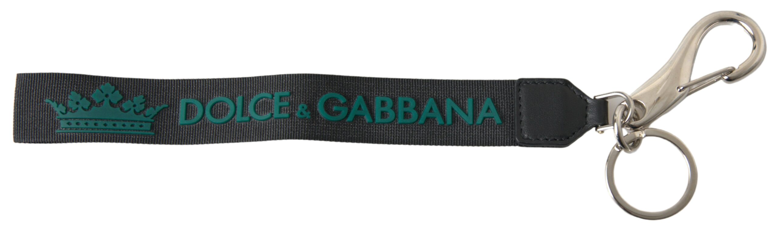 Dolce &amp; Gabbana Chic Couronne Porte-clés Logo En Caoutchouc