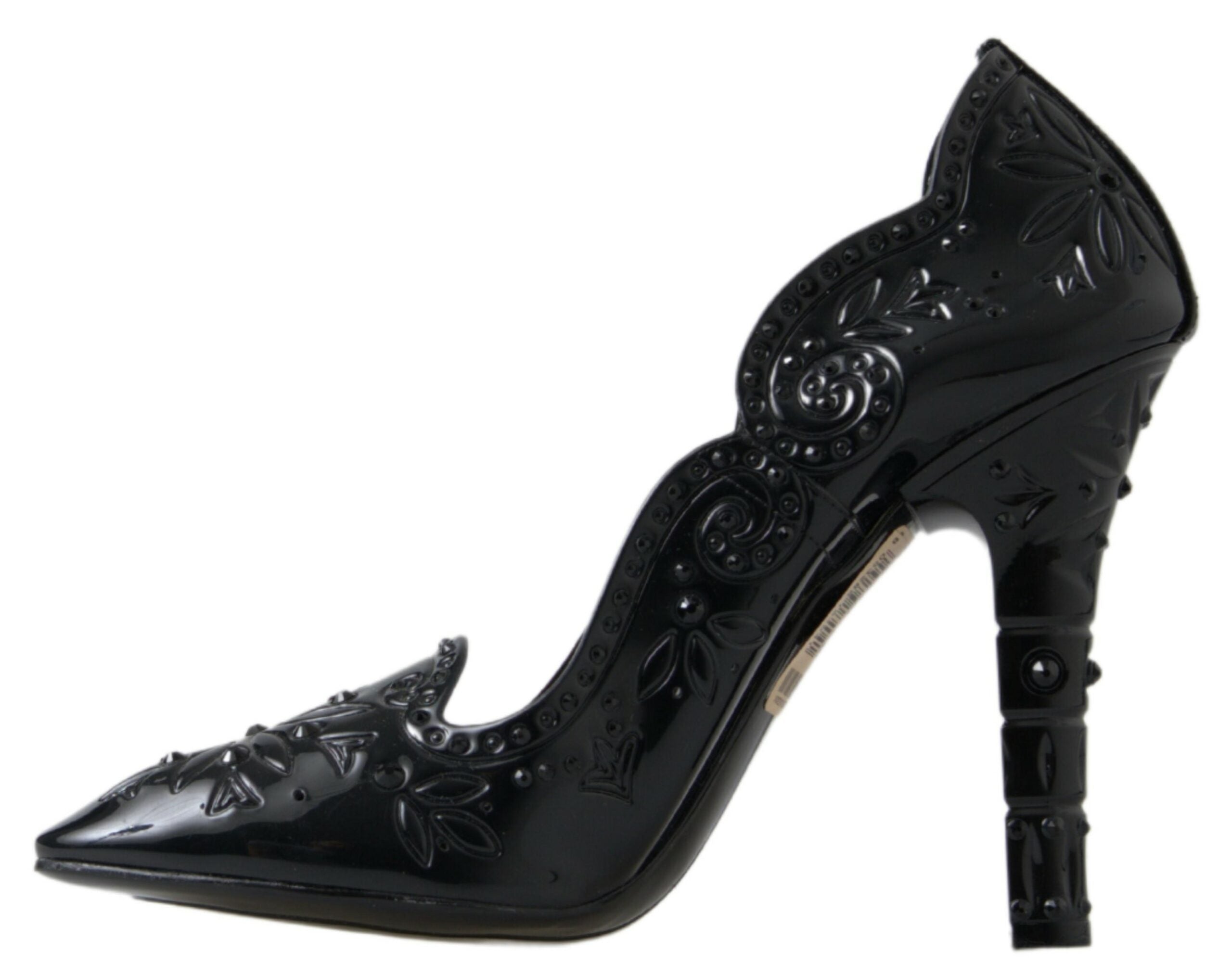 Dolce &amp; Gabbana Élégantes escarpins Cendrillon en cristal noir