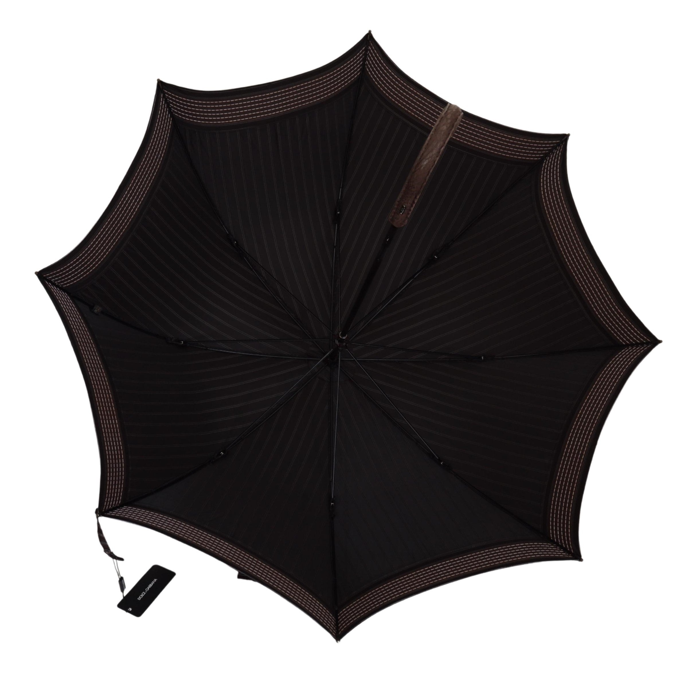 Dolce &amp; Gabbana Parapluie classique rayé élégant