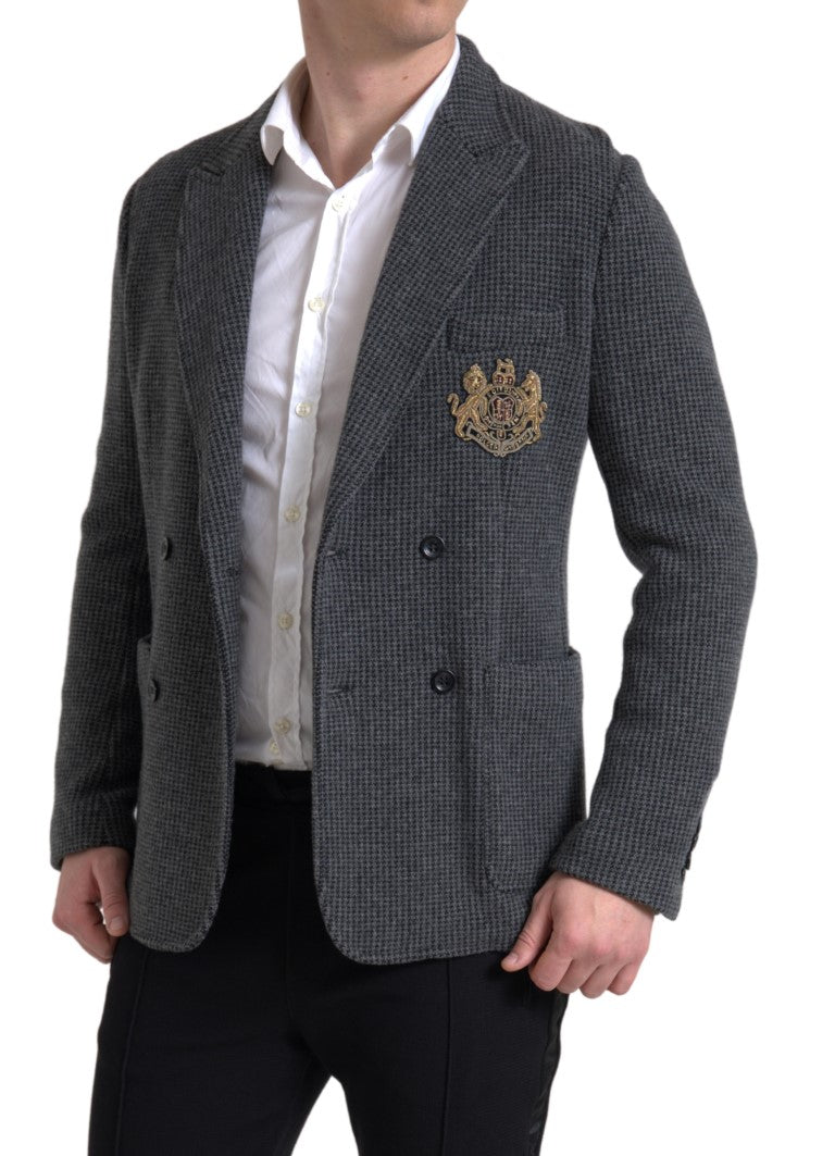 Dolce &amp; Gabbana Blazer élégant en cachemire coupe slim