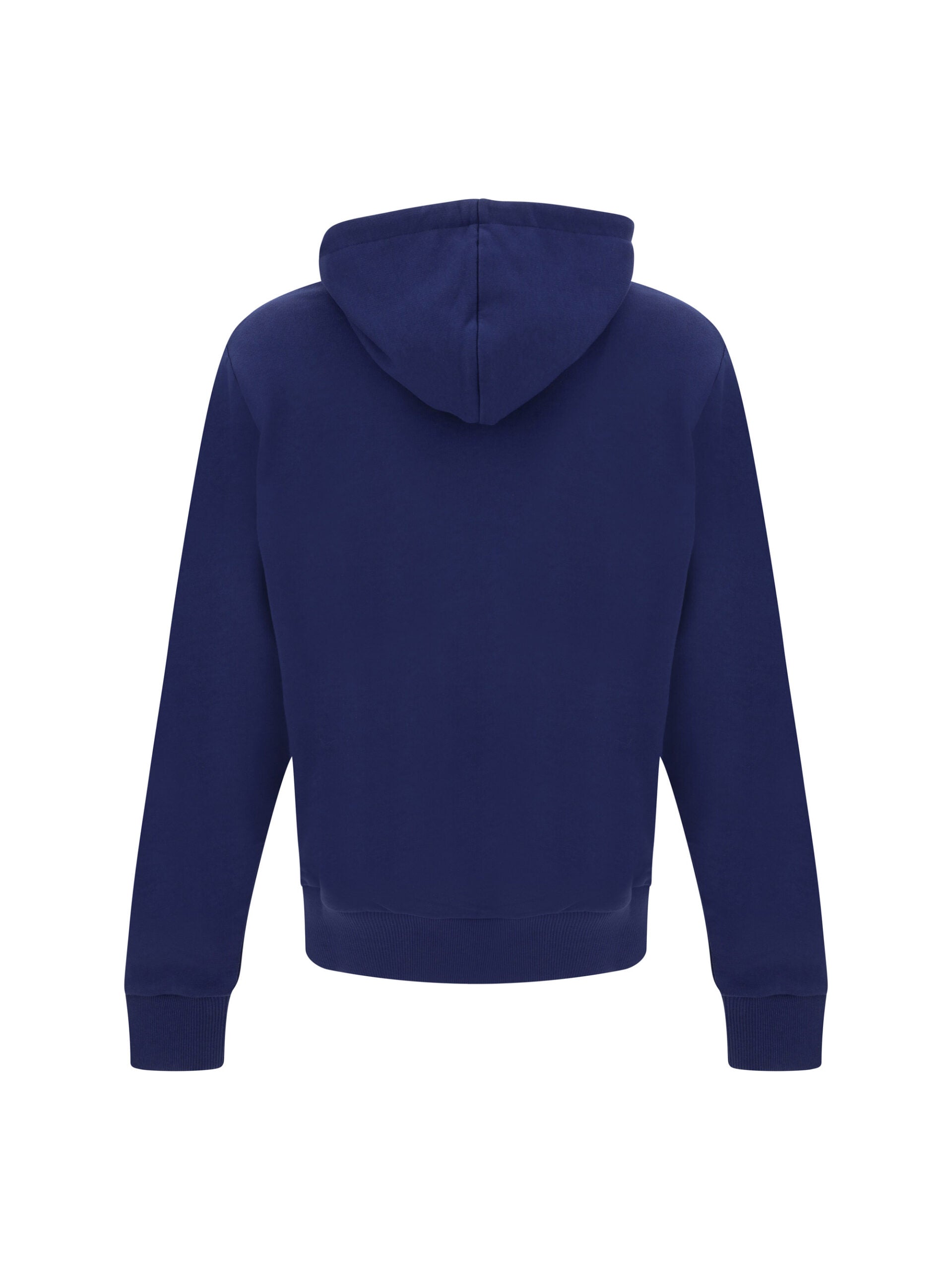 Balmain Sweat à capuche élégant monogramme bleu marine