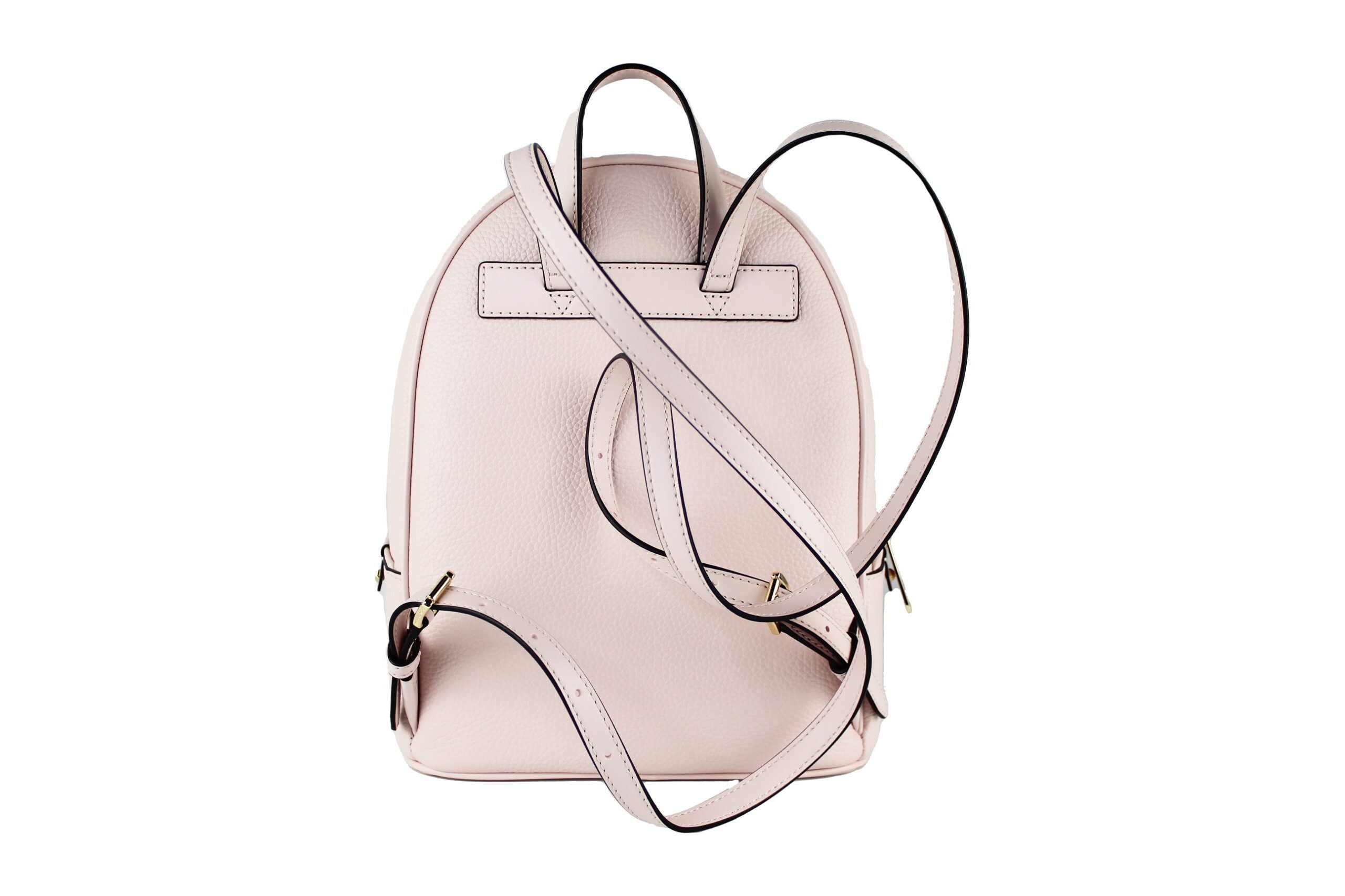 Michael Kors Adina Medium Powder Blush Cuir Convertible Sac à dos BookBag