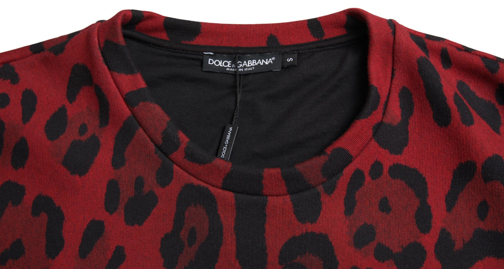 Dolce &amp; Gabbana Débardeur en coton à imprimé léopard rouge