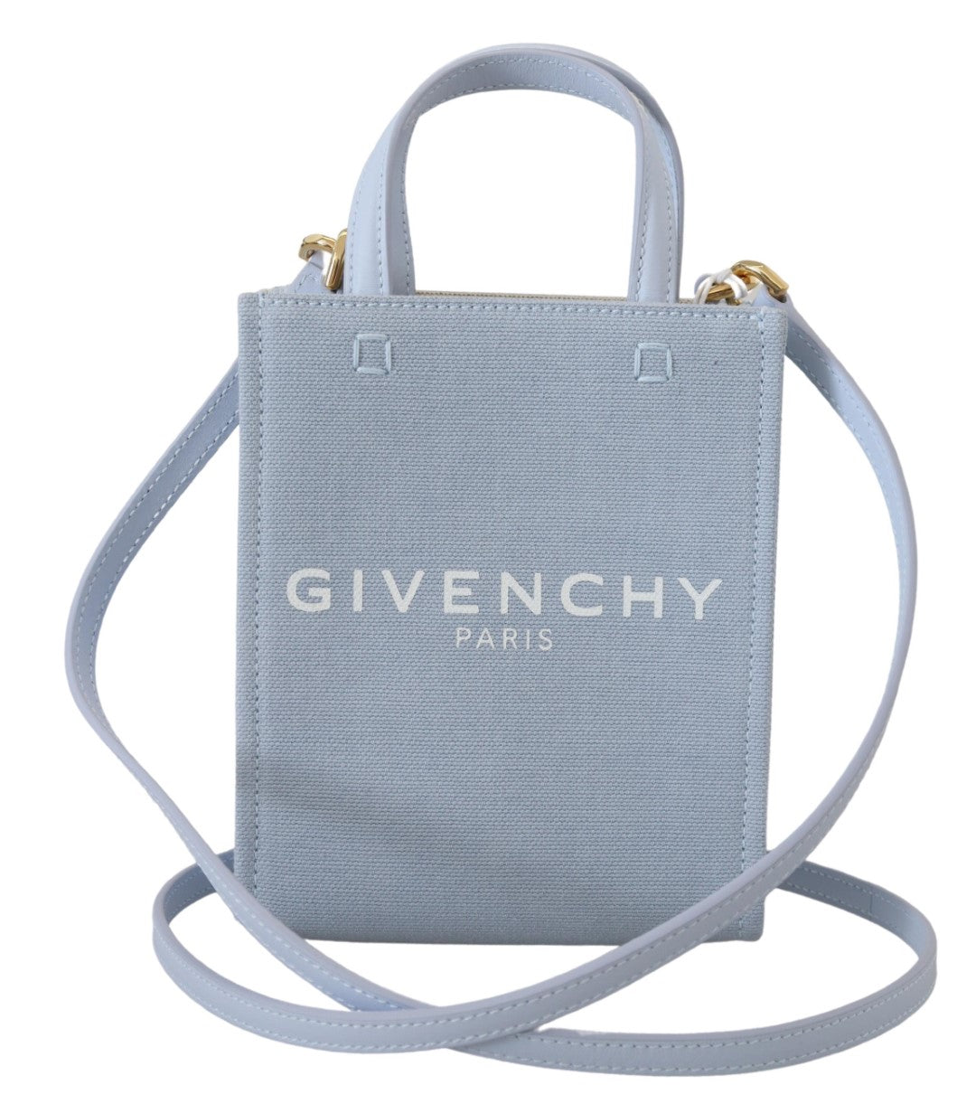 Mini sac en coton bleu nuage Givenchy Chic