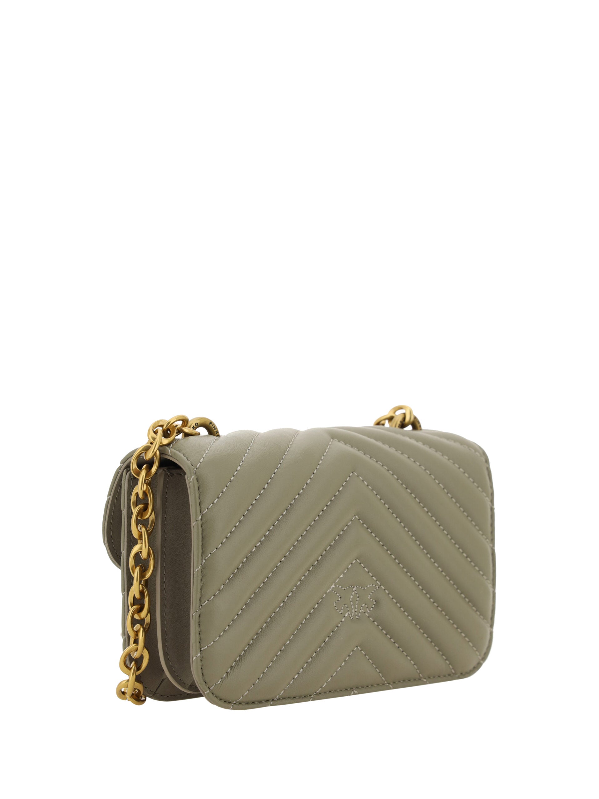 PINKO Chic Mini Love Bell Sac à bandoulière en vert Noce