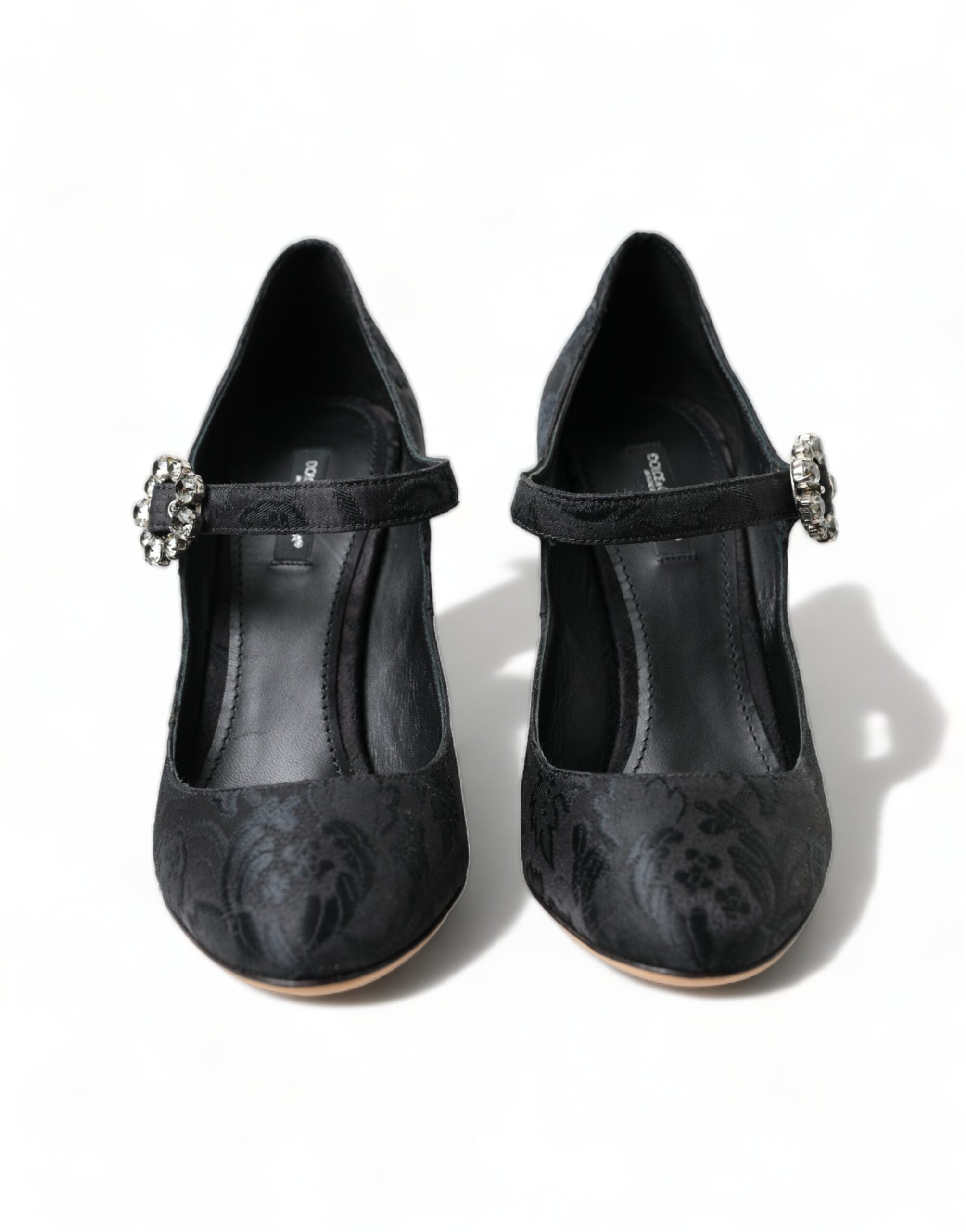 Escarpins Mary Janes en brocart noir Dolce &amp; Gabbana Chic