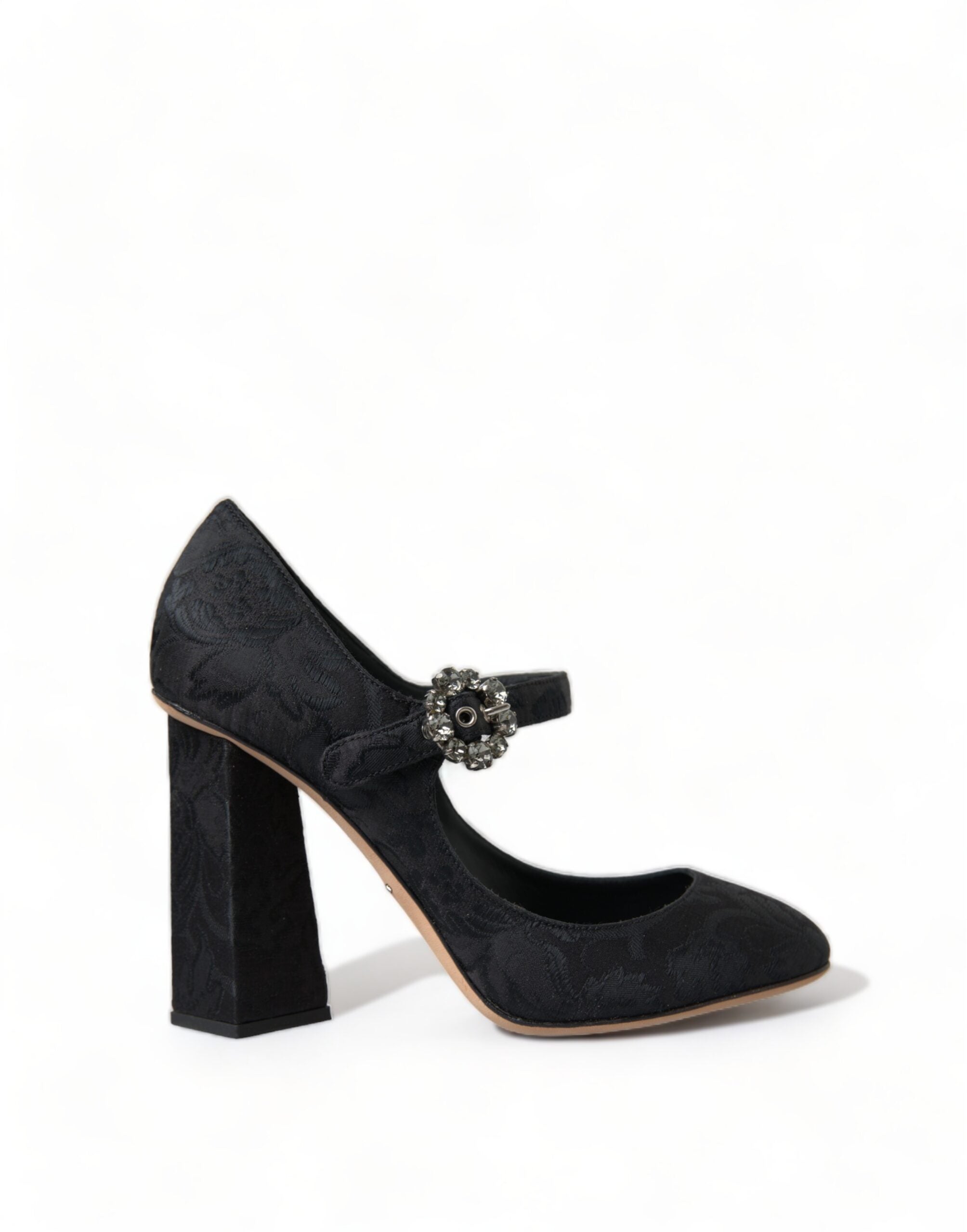 Escarpins Mary Janes en brocart noir Dolce &amp; Gabbana Chic