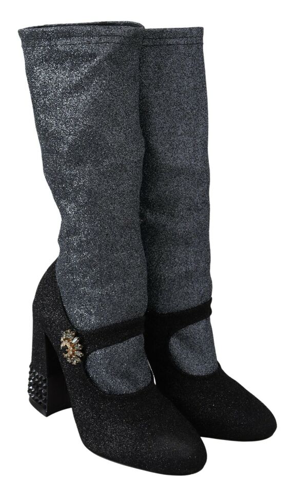 Dolce &amp; Gabbana Bottines glamour ornées de cristaux