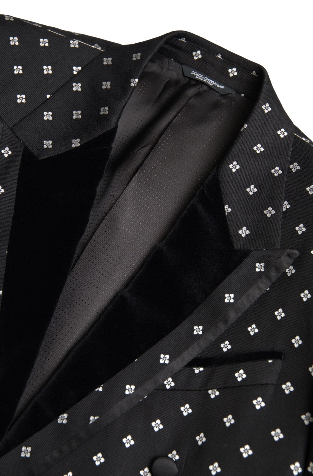 Dolce &amp; Gabbana Blazer slim élégant à motifs géométriques