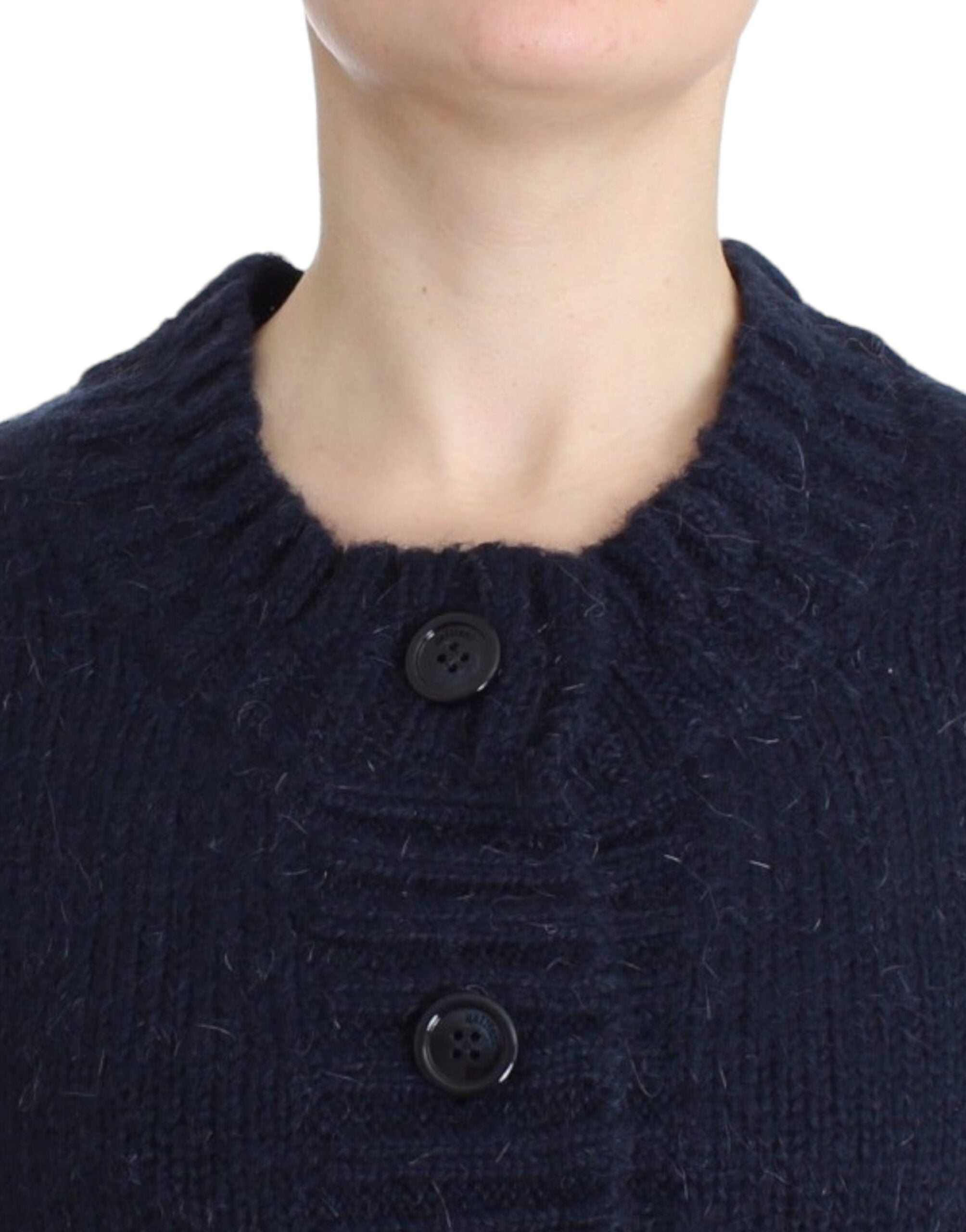 John Galliano Chic Cardigan court bleu