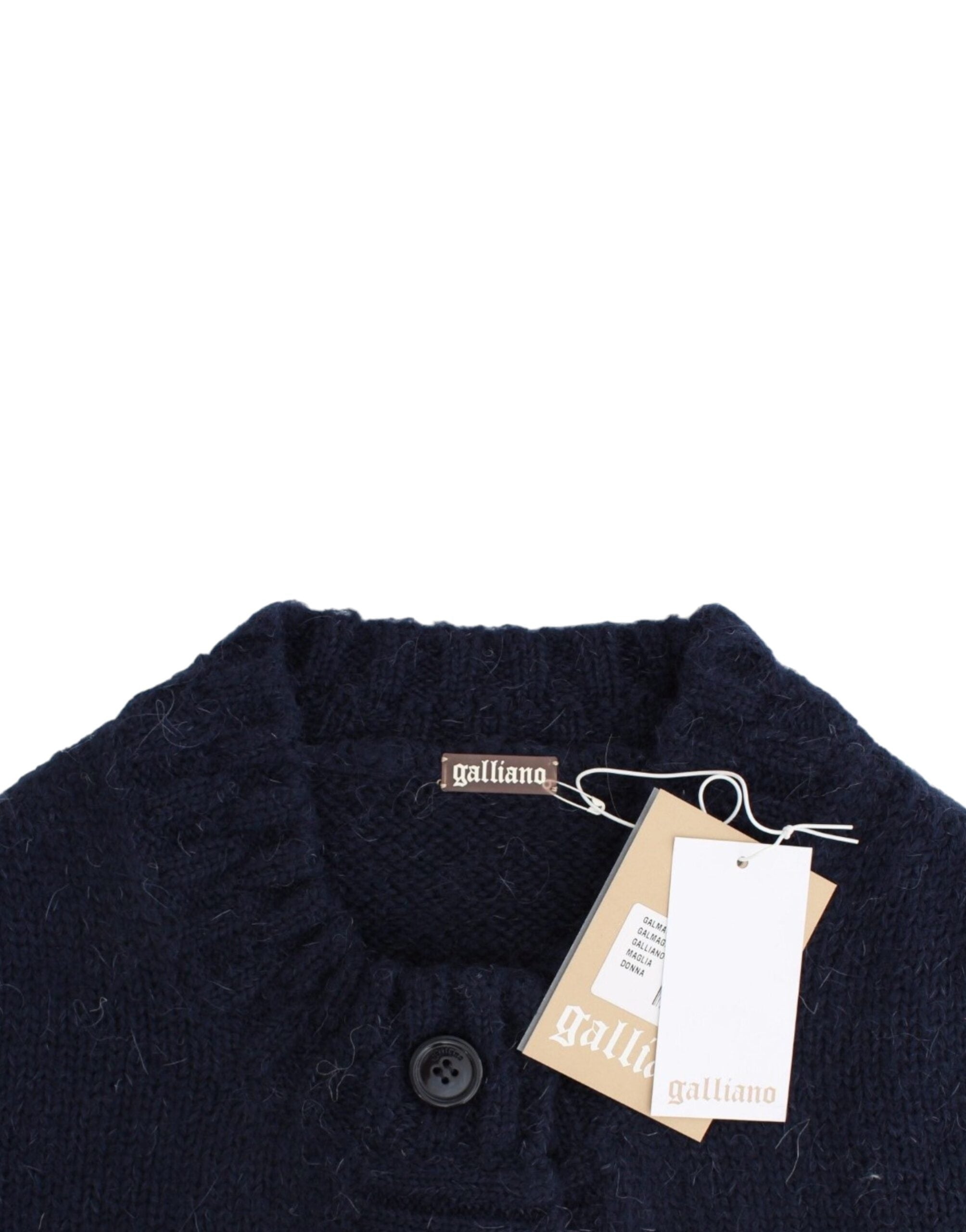 John Galliano Chic Cardigan court bleu