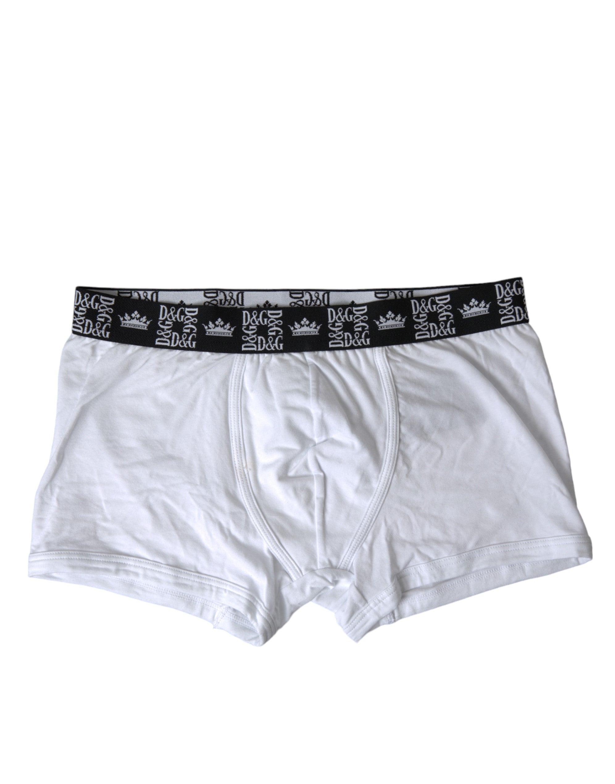 Dolce &amp; Gabbana Boxer stretch en coton blanc Elite