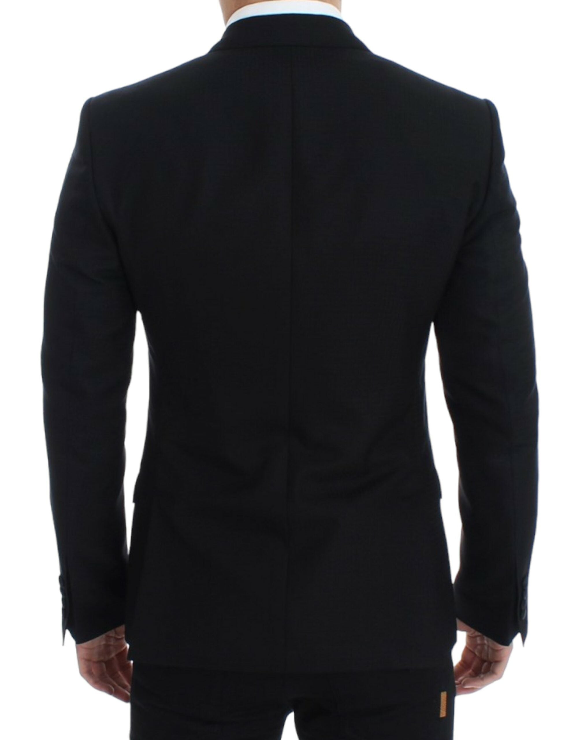 Dolce &amp; Gabbana Blazer Sicilia élégant en soie mélangée noire