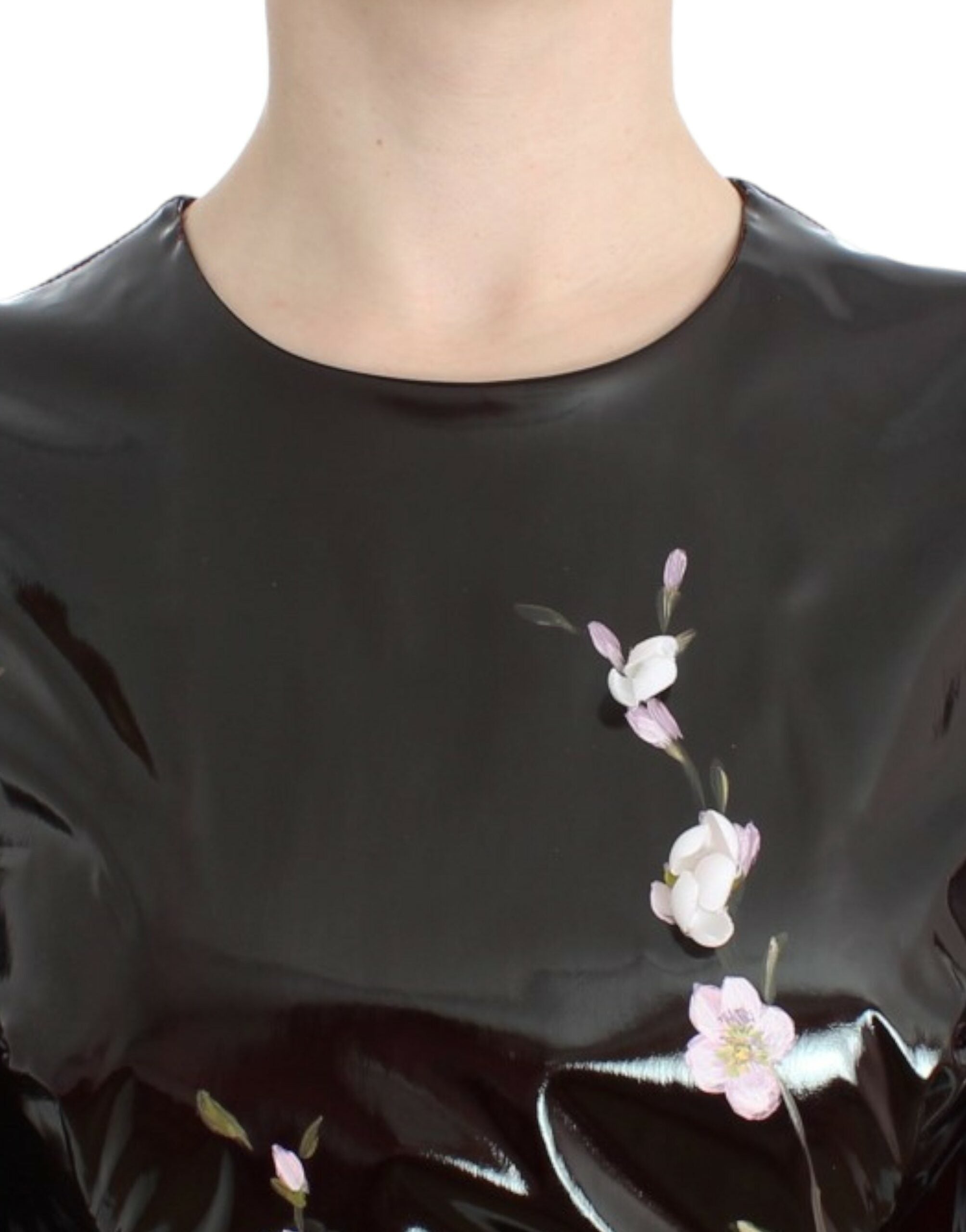 Dolce &amp; Gabbana Robe droite élégante ornée de fleurs