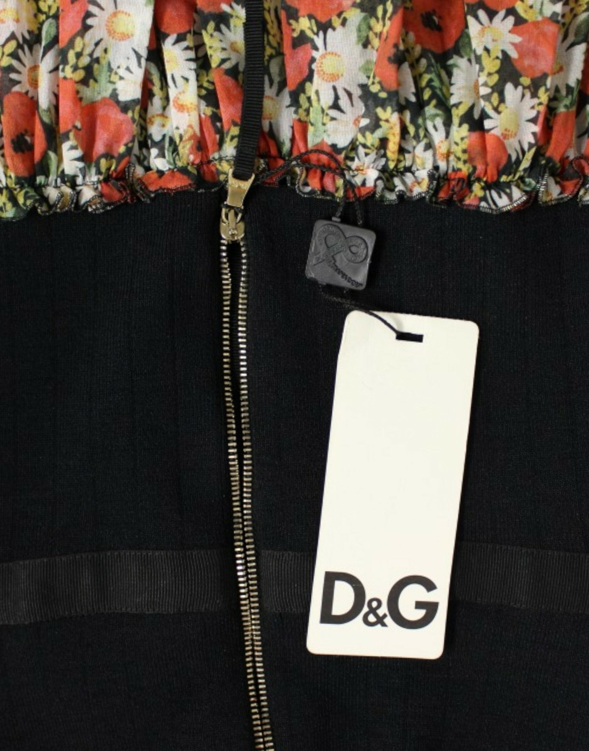 Dolce &amp; Gabbana Robe bulle élégante à col licou et florale