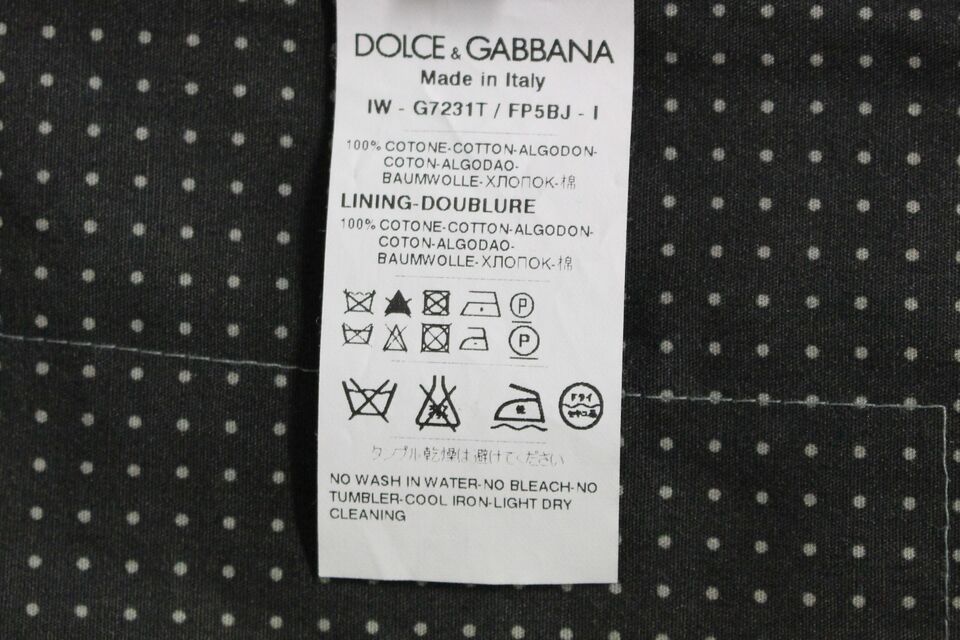 Dolce &amp; Gabbana Gilet élégant en coton gris