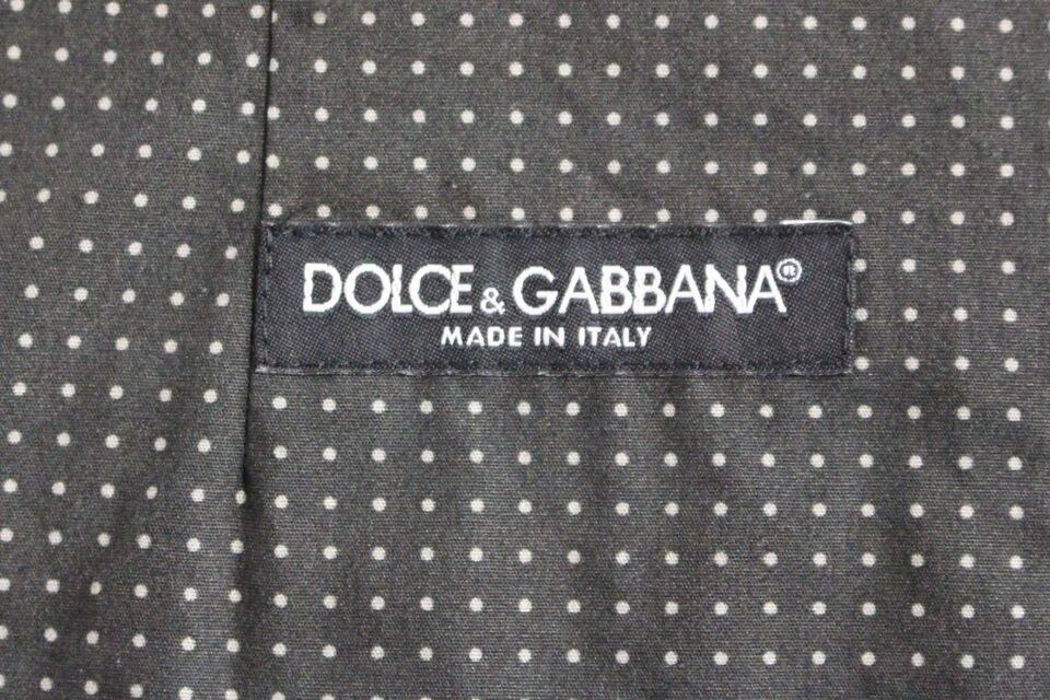 Dolce &amp; Gabbana Gilet élégant en coton gris