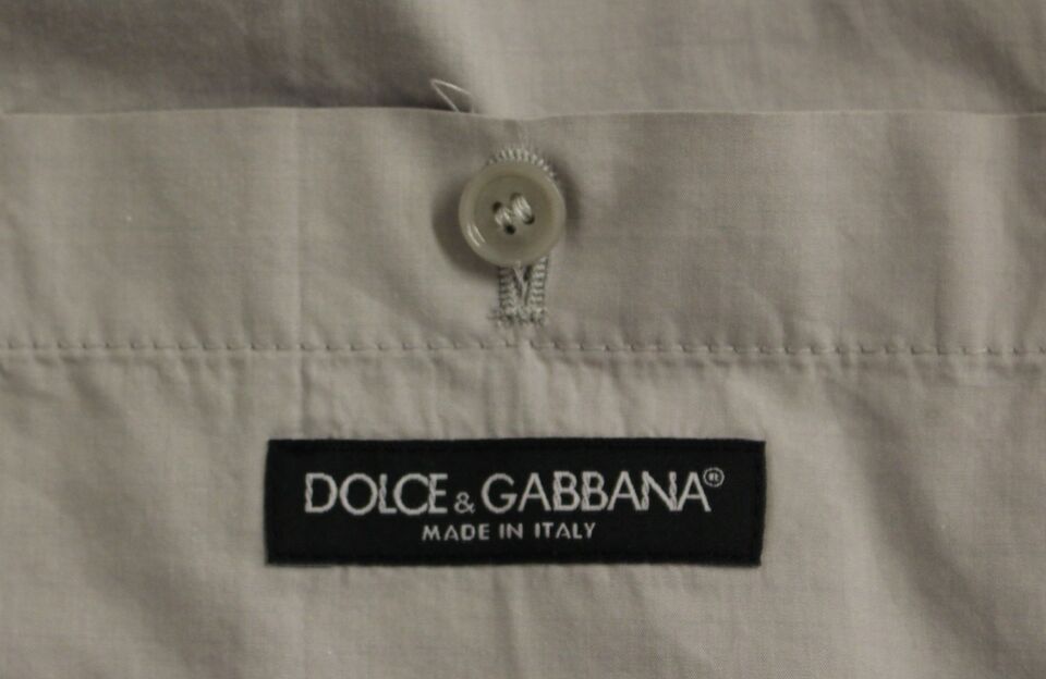 Dolce &amp; Gabbana Chic Gilet habillé beige à simple boutonnage