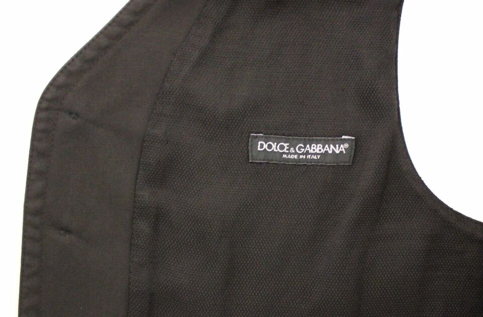 Dolce &amp; Gabbana Gilet habillé noir élégant